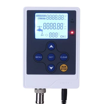Цифровой измеритель расхода воды с ЖК-дисплеем DIGITEN DFC15, цифровой измеритель объема жидкости, счетчик количественного контроллера.